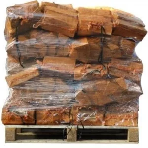 Brennholz 40 Säcke trockenes Holz – 100 % Asche – 8 kg