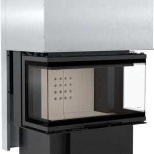 Kratki NBC 680/280 – Kamineinsatz 7 kW mit Schiebetür (Guillotine) und dreiseitiger Verglasung