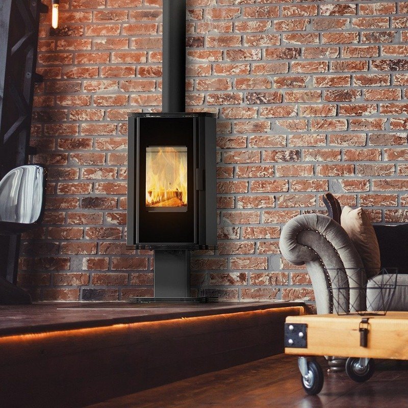Kaminofen KOZA Enyo Flat 03 – 6 kW, drehbar, modern & effizient – Bild 3